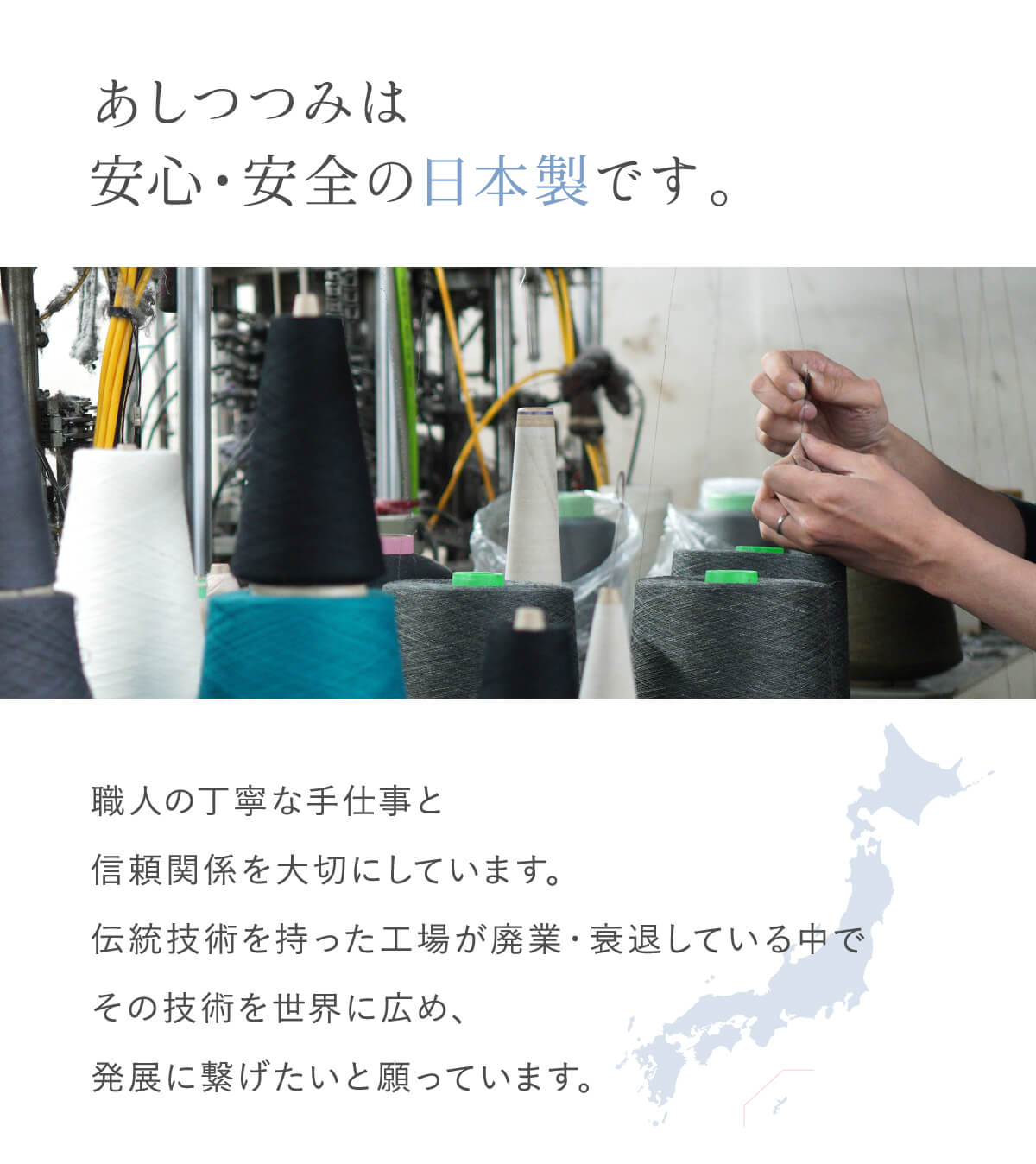 あしつつみ 3本指靴下